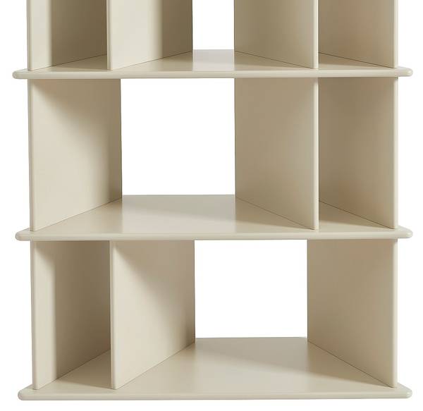Bücherregal MORENCI Beige - Holz teilmassiv - 100 x 166 x 40 cm