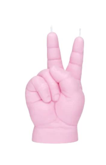 Bougie Bébé Rock Rose foncé