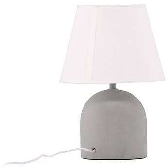 Lamp Styrso grijs - deels massief hout - 25 x 37 x 25 cm