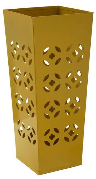 Porte-parapluies Fit Jaune - Métal - 20 x 48 x 20 cm