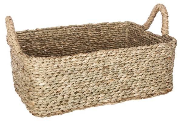Korb KILIAN 3er-Set Beige - Naturfaser - 28 x 17 x 18 cm