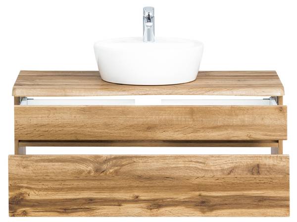 Waschtisch VIDAGO-03-3 Braun - Holzwerkstoff - 101 x 55 x 52 cm