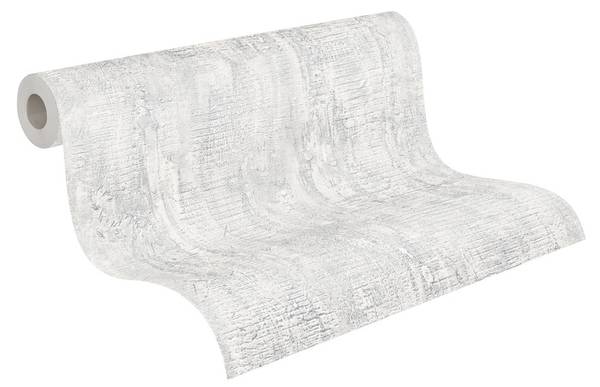 Vliestapete Beton-Optik Tapete glatt Beige - Grau