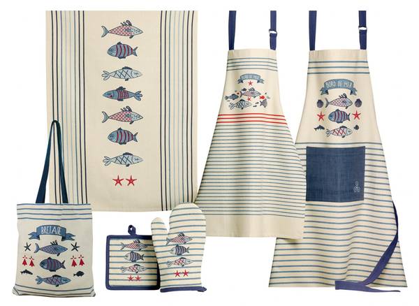 Topflappen New Pesk Blau - Textil - 18 x 1 x 18 cm