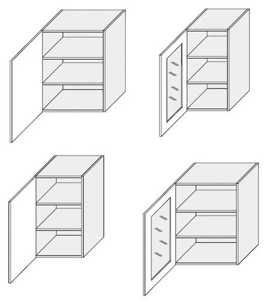 Küchenschrank TIVOLI W2/45 Breite: 45 cm