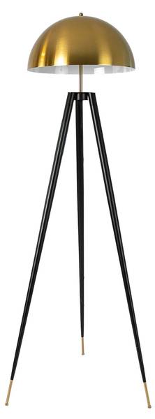 Stehleuchte 8100 Schwarz - Edelstahl - Stahl - 63 x 160 x 59 cm