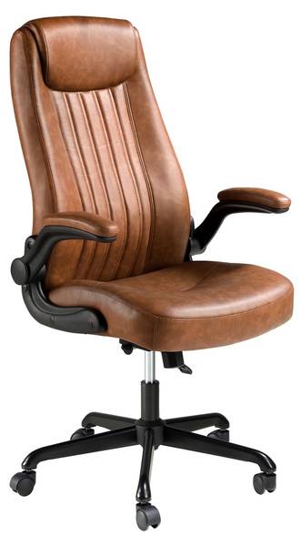 Büro-Drehstuhl 4223 Braun - Kunstleder - 69 x 115 x 73 cm