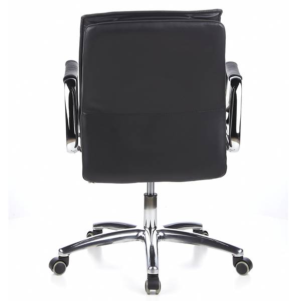 Chefsessel VILLA 10 Schwarz - Flachgewebe - 48 x 109 x 60 cm