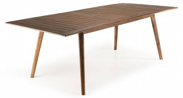 Gartentisch VICTOIRE Braun - Akazie - 100 x 75 x 180 cm