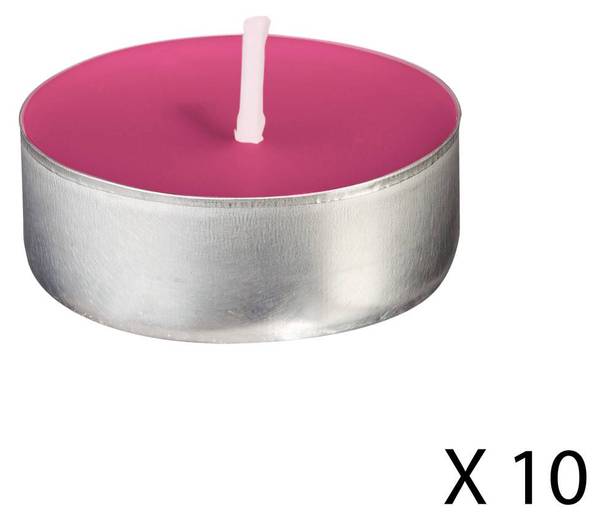 Duftkerzen himbeere NINA 30er-Set Wachs - 4 x 3 x 4 cm