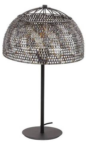 Tischleuchte Armor Open Schwarz - Metall - 35 x 55 x 35 cm