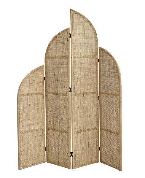 Raumteiler JANE Beige - Rattan - 120 x 170 x 30 cm