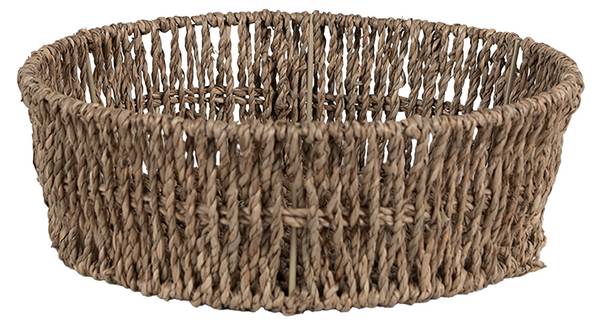 Aufbewahrungskorb 45465 3er Set Braun - Naturfaser - 24 x 8 x 24 cm