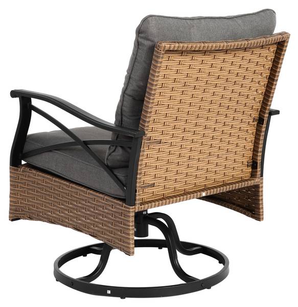 Gartensitzgruppen QuantaIse 3er-Set Grau - Metall