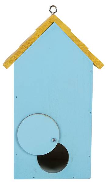 Vogelhaus Abigail Garden Blau - Holzwerkstoff - 10 x 22 x 15 cm