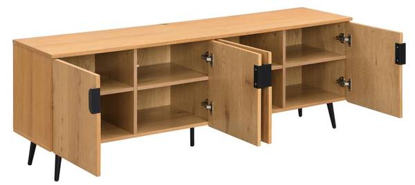 TV-Board SINOLO Beige - Holz teilmassiv - 40 x 57 x 160 cm