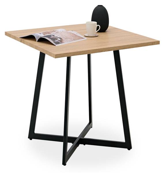 Table à manger 3125 Marron - Bois manufacturé - 80 x 76 x 80 cm