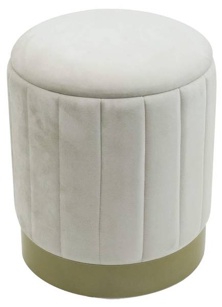 Poef Okome (Set van 2) wit