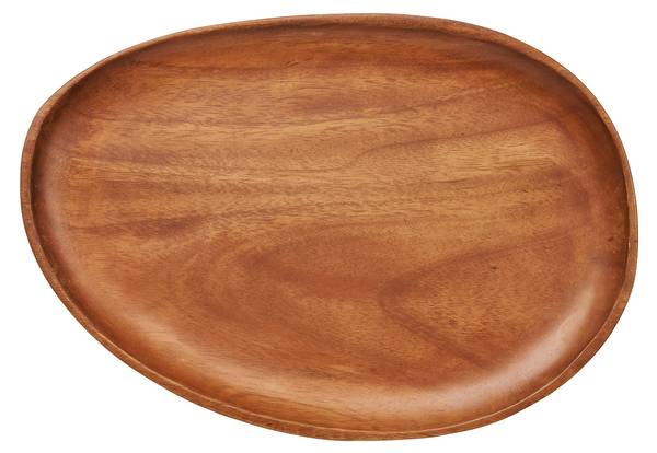 Tablett 131282 Braun - Massivholz - 28 x 3 x 40 cm