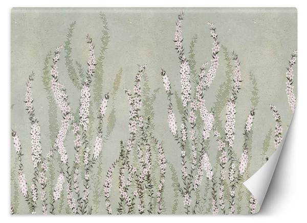 Fototapete Boho Blumen an der Wand 200 x 140 cm