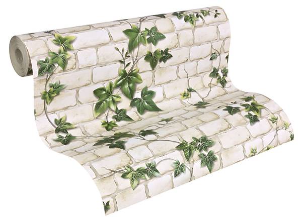 Papiertapete 980434-GU Beige - Kunststoff - 53 x 1 x 1005 cm