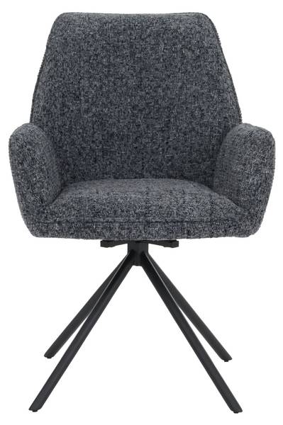 Esszimmerstuhl G67 (6er-Set) Schwarz - Dunkelgrau