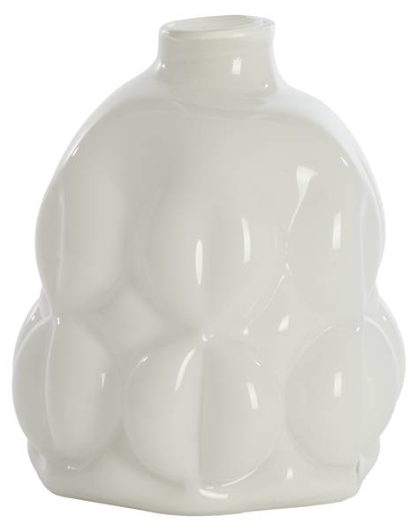 Vase PENYA Weiß - Glas - 29 x 34 x 29 cm
