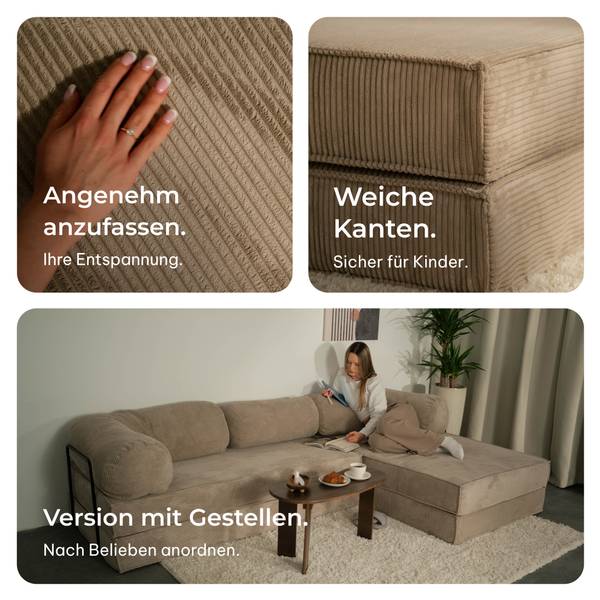 Ecksofa ETERA Creme