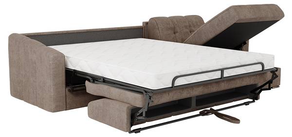 Schlafsofa DARIELO Taupe