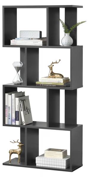 Bücherregal Brattahlid Grau