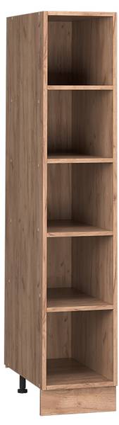 Küchenregal 63256 Braun - Holzwerkstoff - 30 x 154 x 59 cm