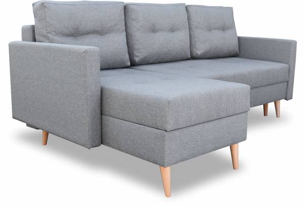 Ecksofa Malmö Grau