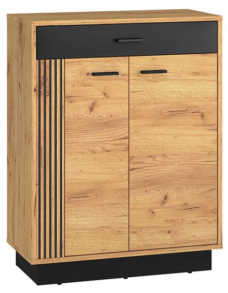 Schoenenkast Nilo bruin - plaatmateriaal op houtbasis - 70 x 91 x 34 cm