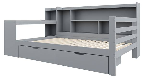Schlafsofa Phoebus Ⅱ Grau - Weiß