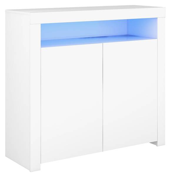 Sideboard Eos Ⅷ Weiß - Holzwerkstoff - 108 x 92 x 40 cm