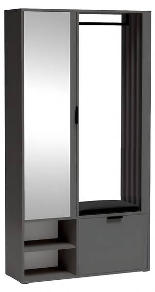 Garderobe MILANO UNI Graphit