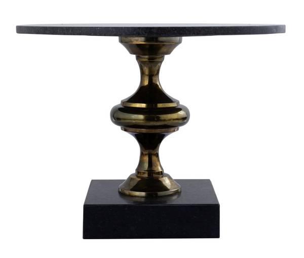 Couchtisch Alano Schwarz - Marmor - 61 x 44 x 61 cm