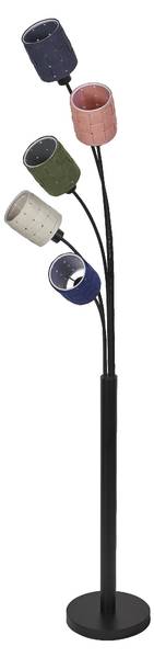 Stehleuchte Felt Metall - Textil - 49 x 173 x 51 cm