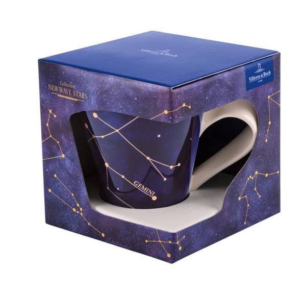 Tasse Zwilling NewWave Stars Blau - Weiß - Porzellan - 10 x 12 x 13 cm