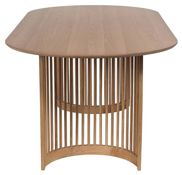 Esstisch NELIRAM Beige - Holz teilmassiv - 220 x 75 x 100 cm