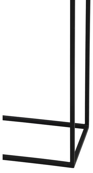 Säule Boca Schwarz - Eisen - 35 x 120 x 35 cm