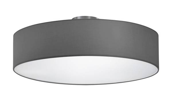 LED Deckenleuchte dimmbar Ø 50cm Grau - Silber