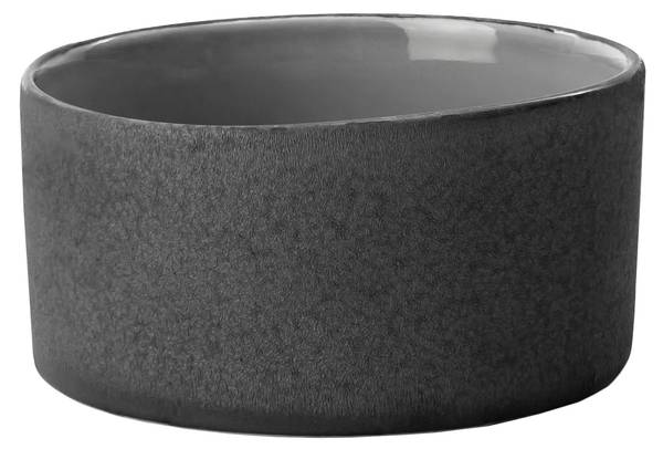 Schale TIME Grau - Porzellan - 9 x 5 x 9 cm