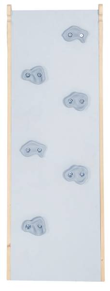 Rutschbrett Montessori Beige - Massivholz - 42 x 10 x 125 cm