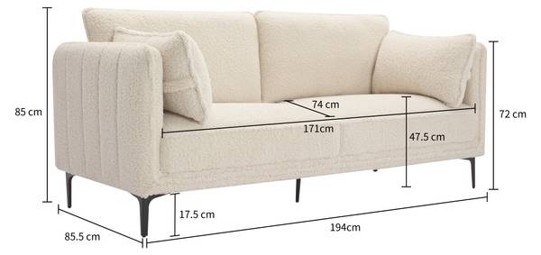 Sofa NUUK Weiß