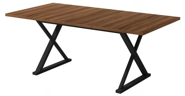 Esstisch WalnutWoody Braun - Holzwerkstoff - 90 x 75 x 180 cm