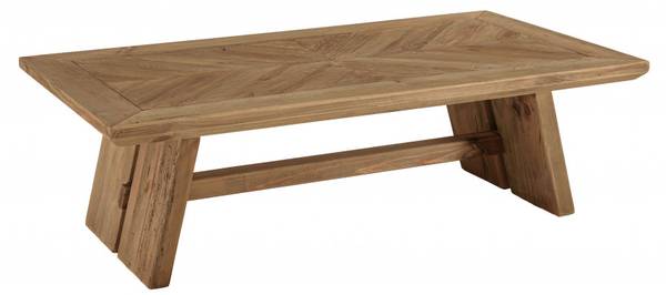 Couchtisch ANDRIAN Braun - Holz teilmassiv - 70 x 40 x 130 cm