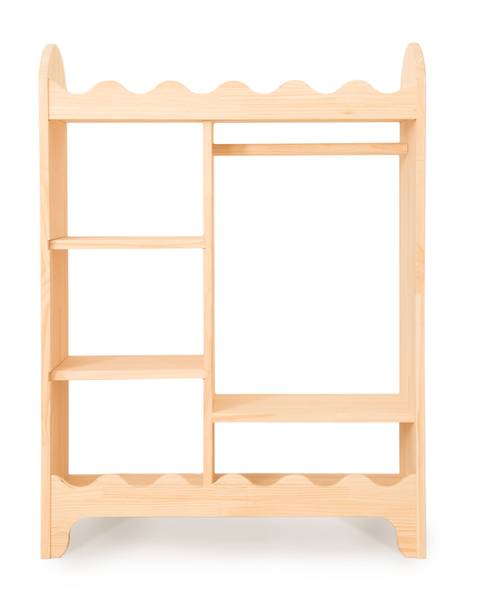 Möbel aus Montessori-Kiefer. Beige - Massivholz - 30 x 100 x 75 cm