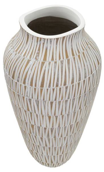 Vase Stiky A Weiß - Harz - 22 x 44 x 22 cm