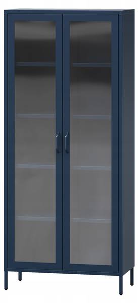 Vitrinenschrank Angelo Blau